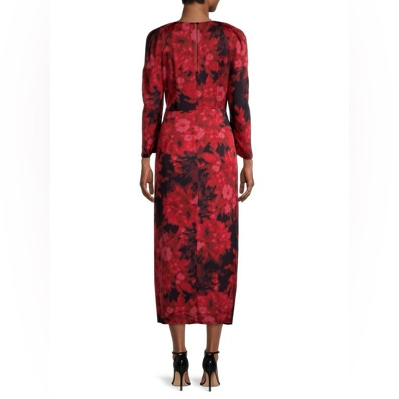 KOBI HALPERIN Halsey Floral-Print Midi Dress | medium - Picture 3 of 13